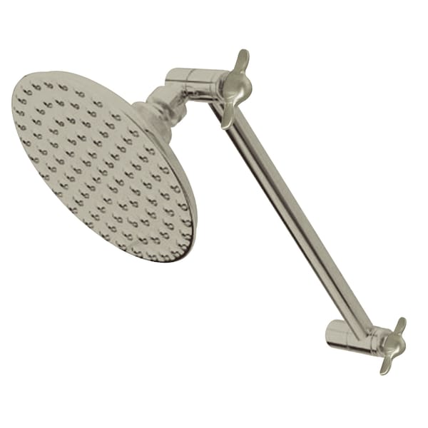 Shower Head, Brushed Nickel, Wall Mount